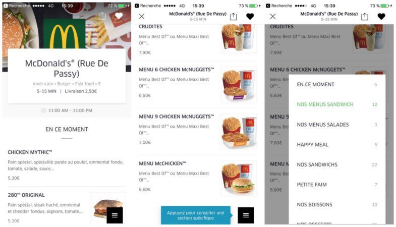 Voici les 3 McDonald’s qui livrent à domicile à Paris #3