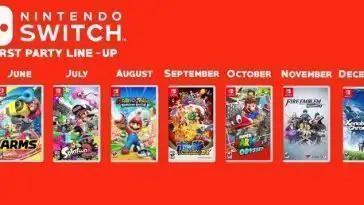 E3 2017 : Nintendo annonce un gros jeu par mois sur Switch jusqu’en 2018