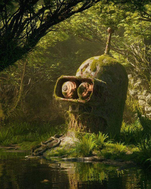 Un artiste imagine un univers geek post apocalyptique