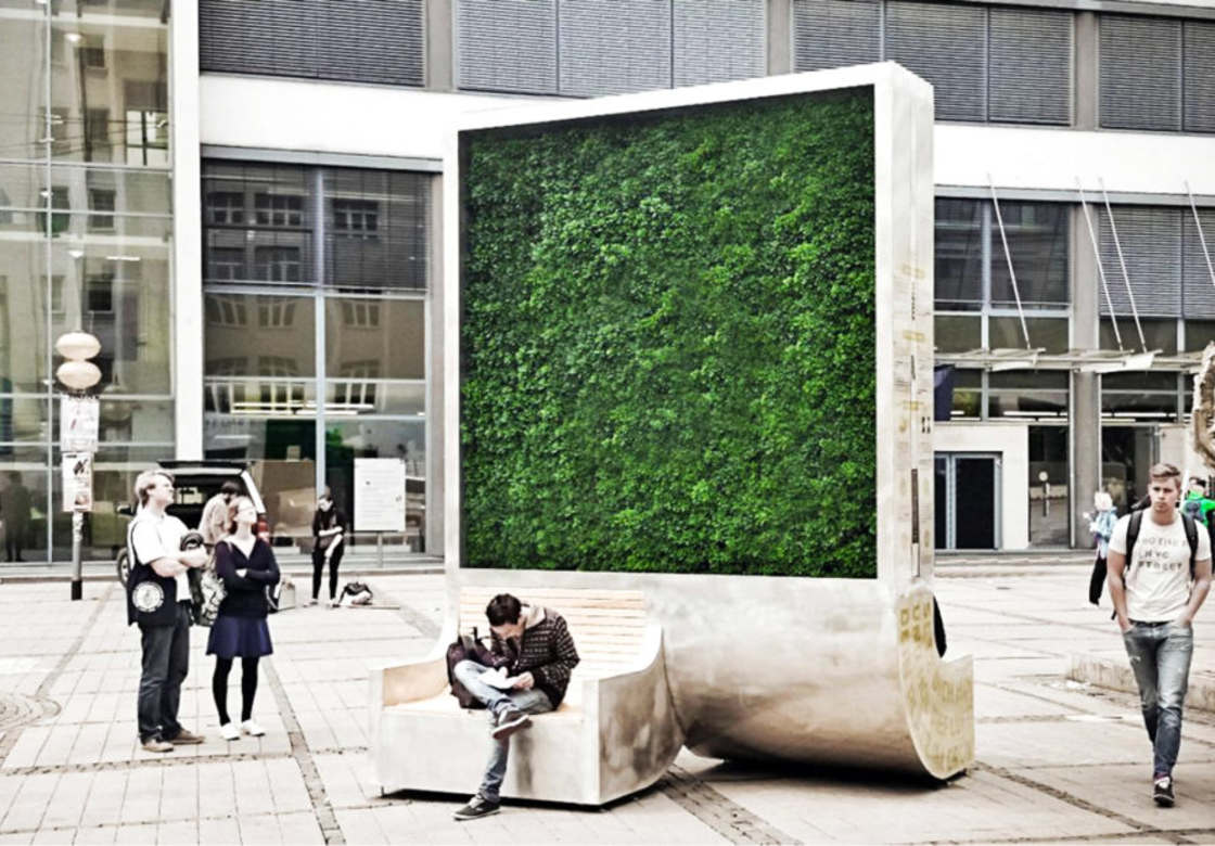 CityTree : ce mur végétalisé dépollue l’air comme une petite forêt #2