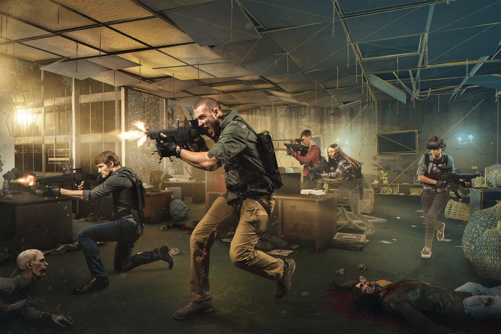 VR : chassez les morts-vivants en réalité virtuelle dans un espace de 200m²
