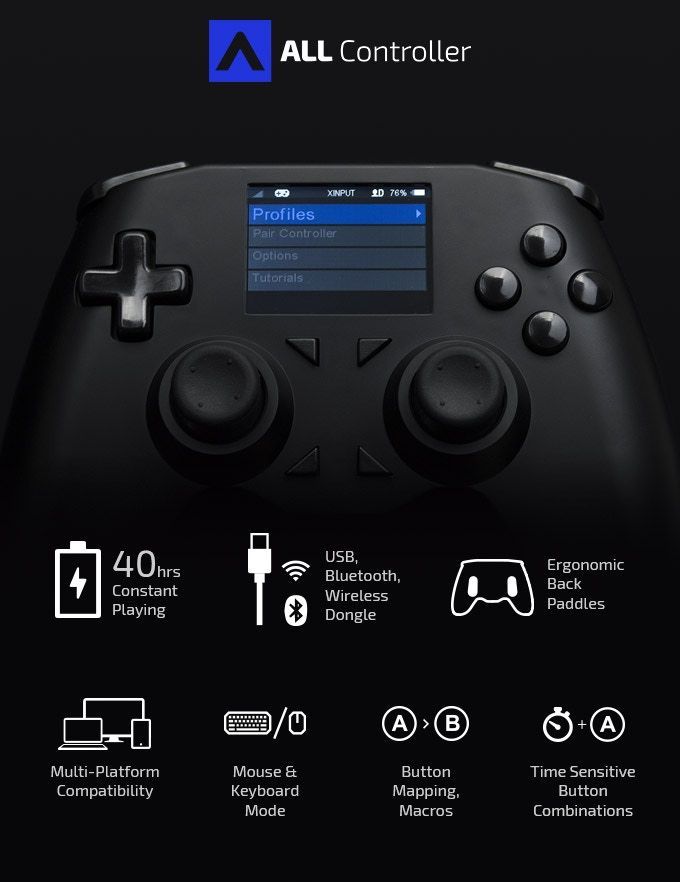 All Controller : une seule manette pour toutes vos machines