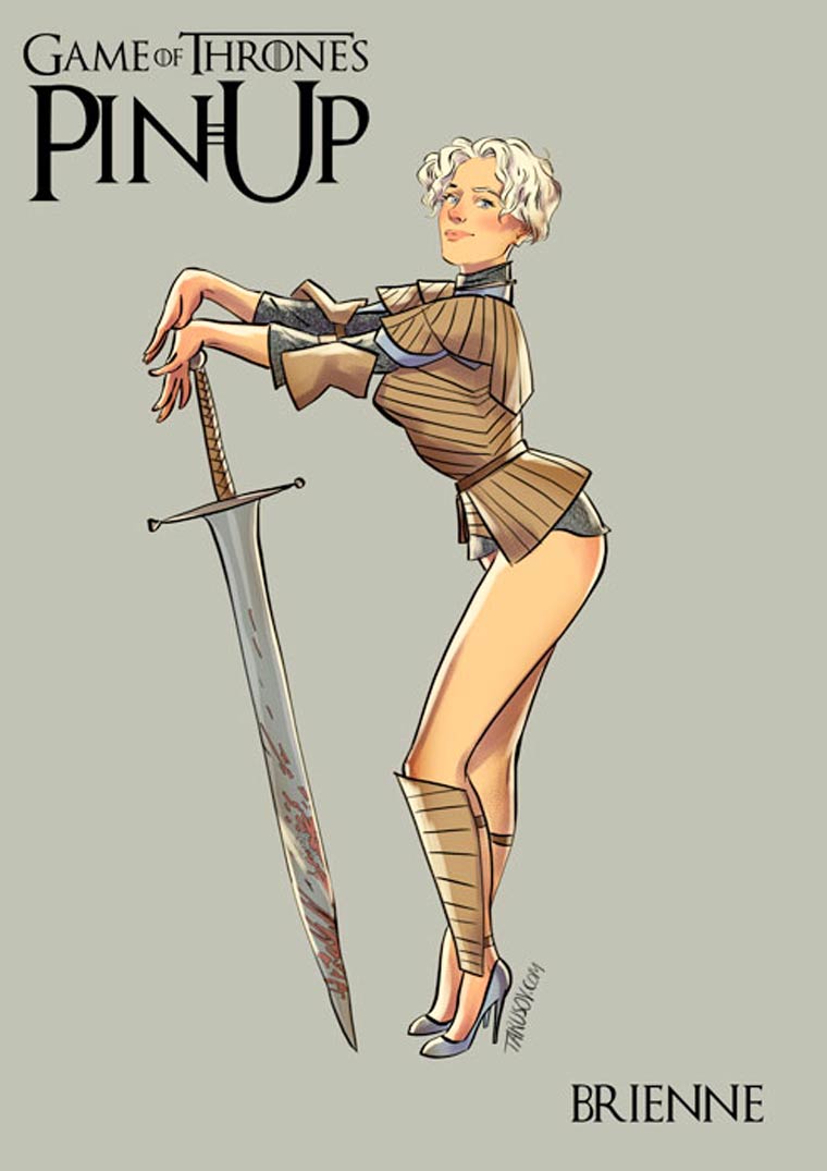 Game of Thrones : découvrez les héroines version pin-up #7