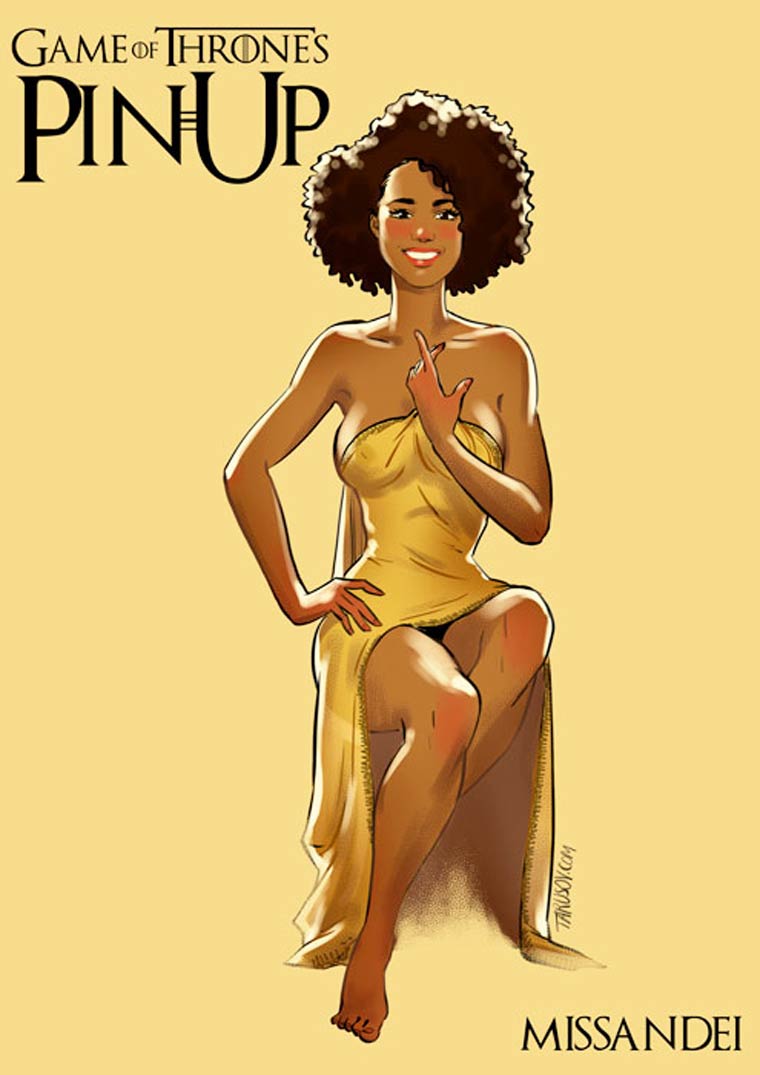 Game of Thrones : découvrez les héroines version pin-up #9