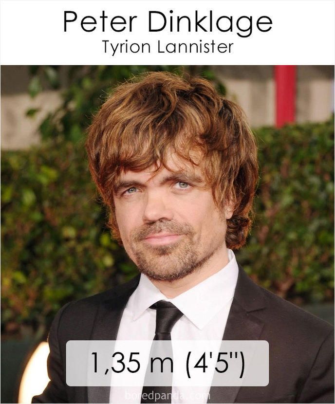Game Of Thrones : découvrez les tailles des acteurs