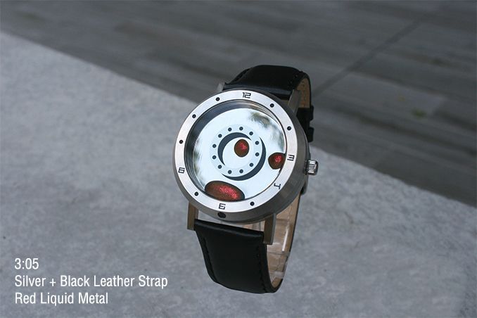 Inspirée des films Terminator, cette montre fonctionne avec du métal liquide #3
