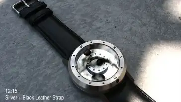 Inspirée des films Terminator, cette montre fonctionne avec du métal liquide