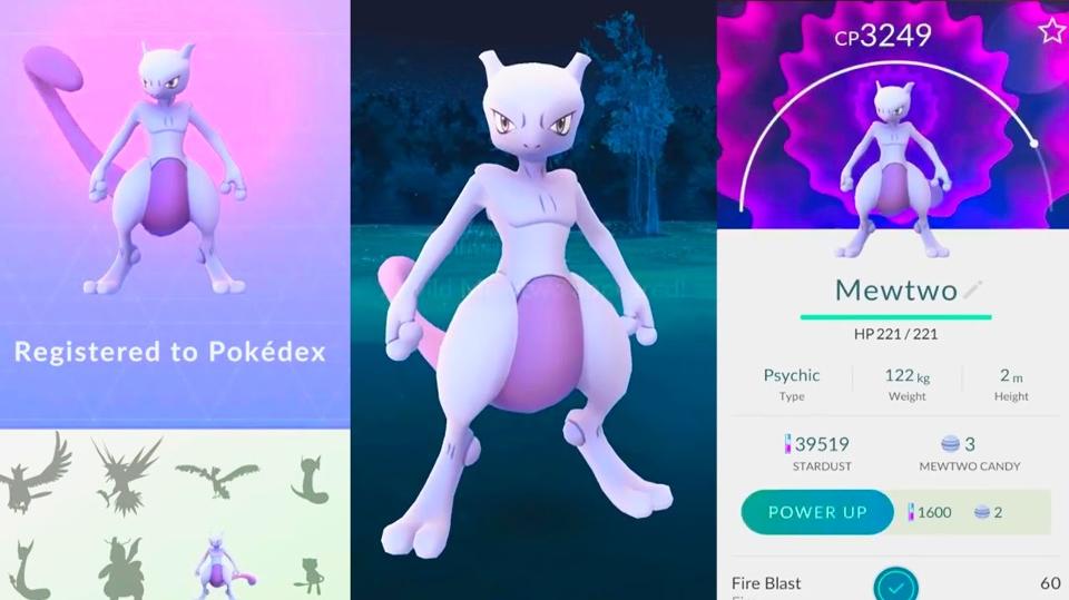 Mewtwo est enfin apparu dans Pokemon GO #2