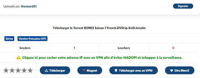 T411 : le site de téléchargement illégal de nouveau en ligne #2