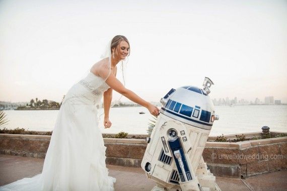 Des fans de Star Wars se marient sur le thème de la saga