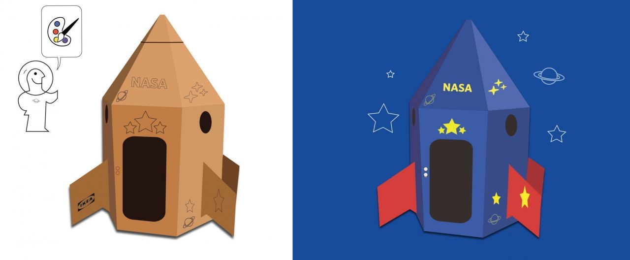 IKEA : Transformez vos cartons en navettes spatiales #2
