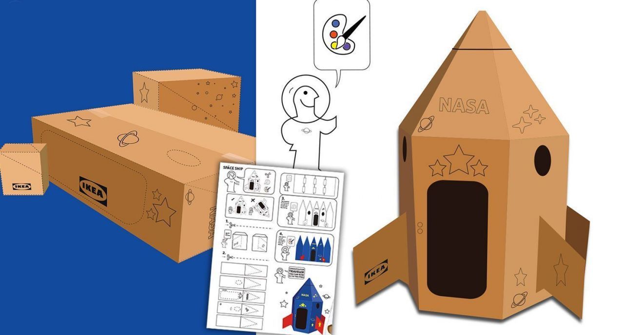IKEA : Transformez vos cartons en navettes spatiales