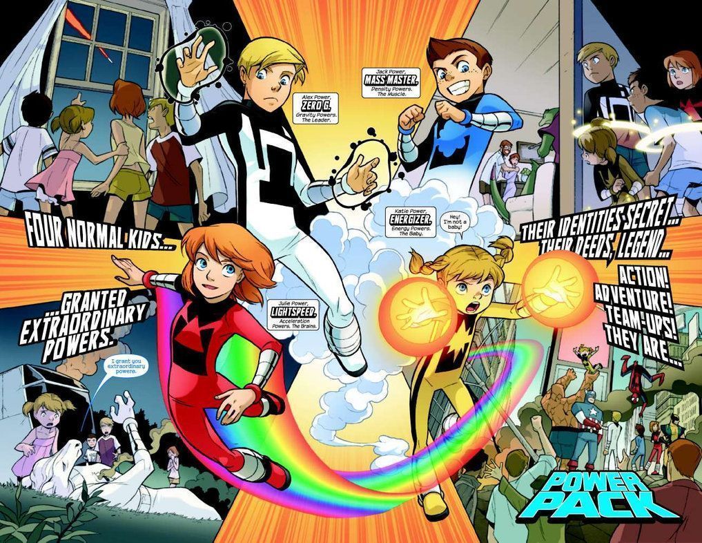 Power Pack : une nouvelle franchise Marvel pour enfants ?