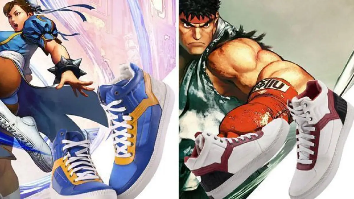 Street Fighter V : Diesel lance une gamme de baskets à l’effigie des personnages