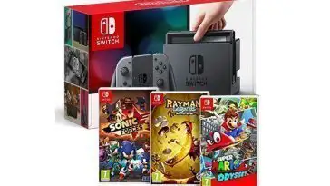 Black Friday : La Nintendo Switch + 3 jeux en promo à 359€