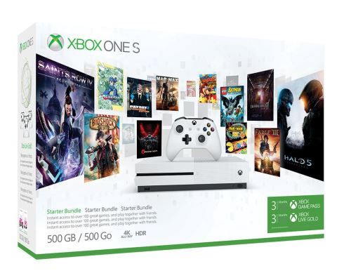 Cyber Monday : Microsoft Xbox One S 500 Go + Game Pass 3 mois + Live Gold 3 Mois à 179€ (-40%) #2