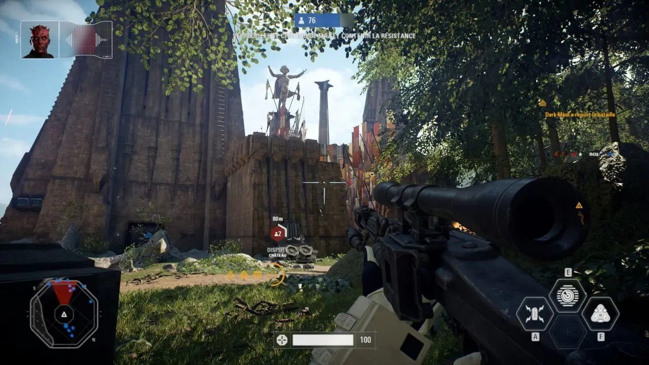 Star Wars Battlefront II footage