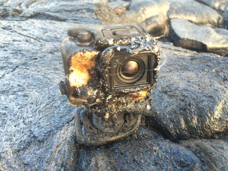 Une camera GoPro survit à de la lave en fusion #3