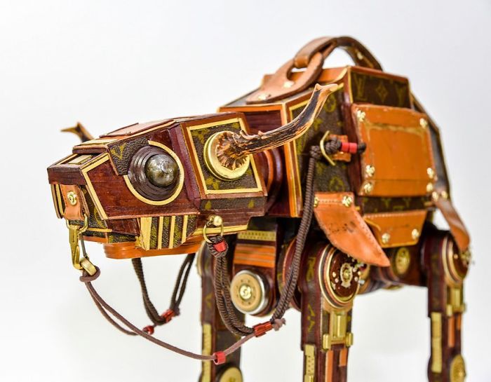Des sculptures Star Wars fabriquées avec des sacs Louis Vuitton #16
