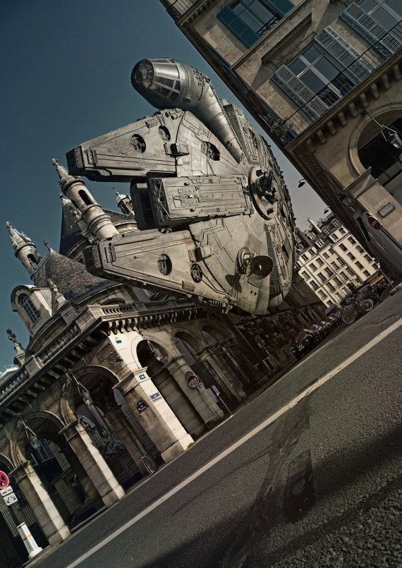 Star Wars : le Faucon Millenium s’est posé à Paris #3