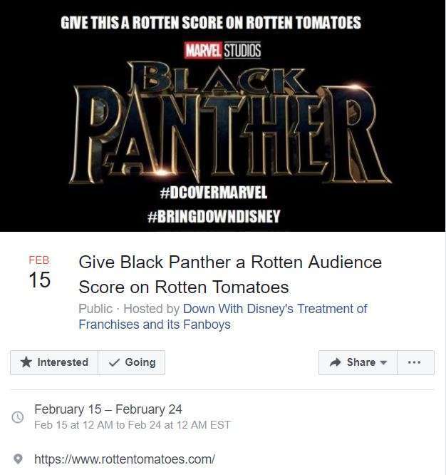 Black Panther : les fans DC s’organisent pour saboter le film #2
