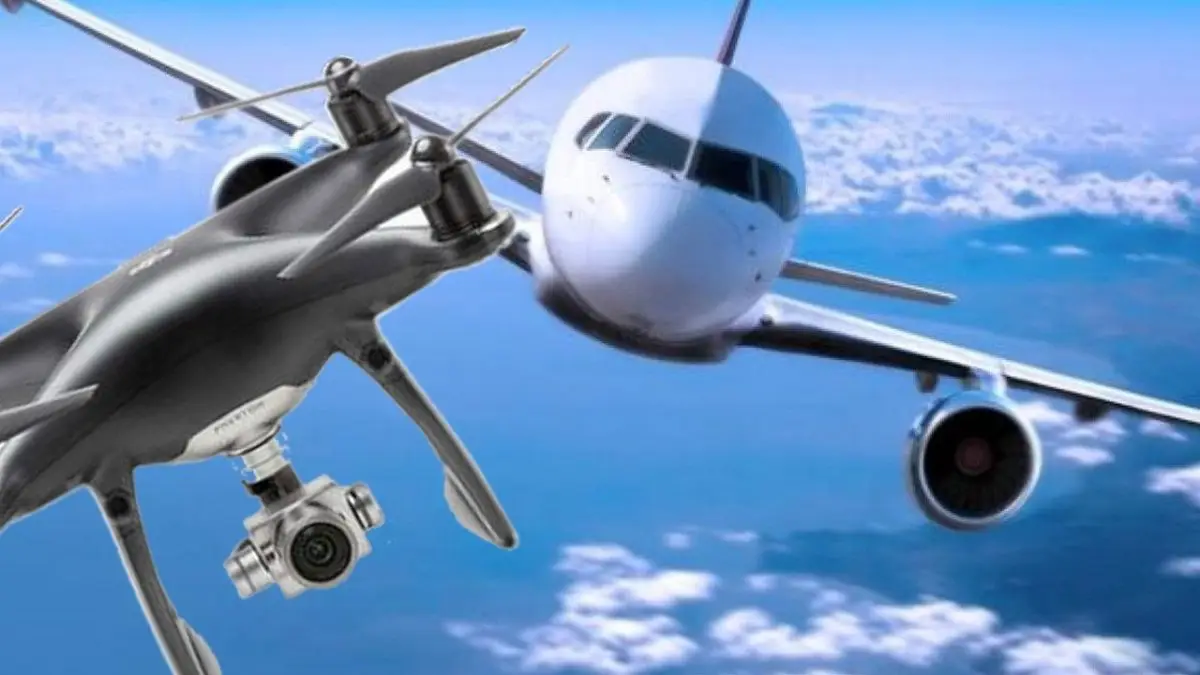 Vidéo : un drone a failli percuter un avion de ligne