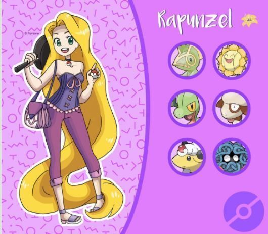 Quand les princesses Disney rencontrent les Pokémon #15