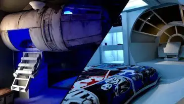 Star Wars : il construit un lit Faucon Millenium pour son fils