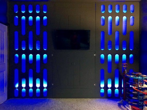 Star Wars : il construit un lit Faucon Millenium pour son fils #2