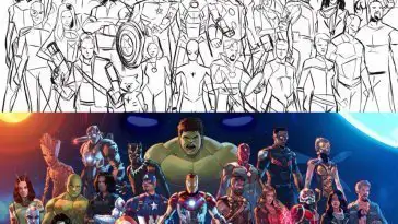 Les personnages d’Avengers Infinity War en version manga