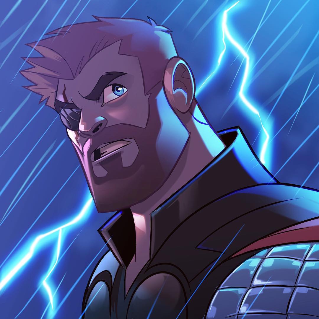 Les personnages d’Avengers Infinity War en version manga #5
