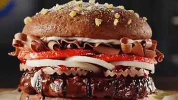 Burger King imagine un burger au chocolat
