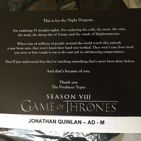 Game Of Thrones : le tournage de la bataille finale a duré 2 mois