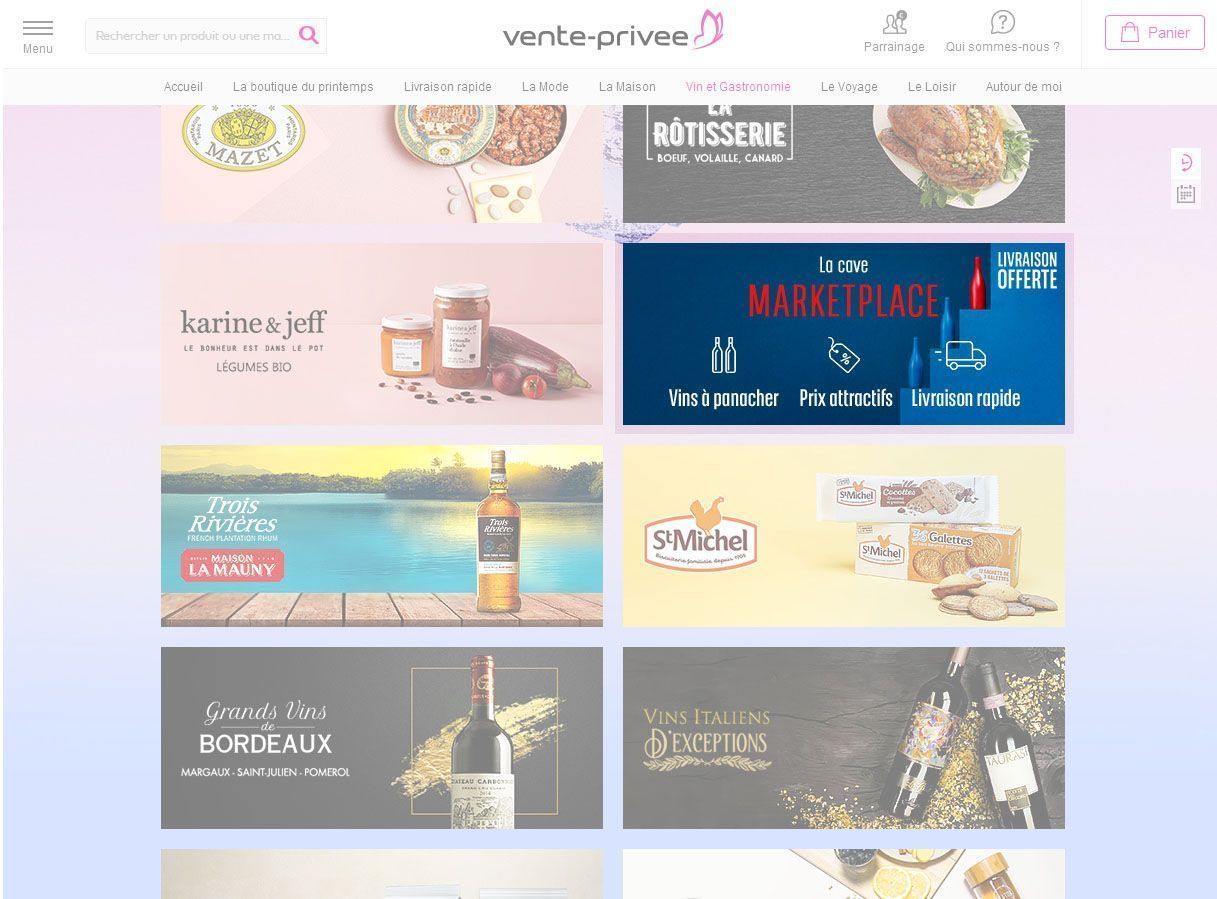 Vente Privée vend désormais aussi des produits en e-commerce hors ventes flash #3
