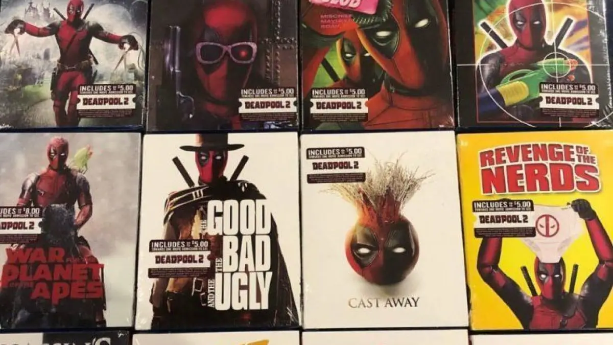 Deadpool détourne les jaquettes de films cultes