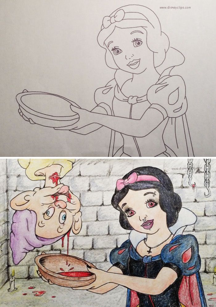 Coloring Corruptions : quand les adultes détournent les cahiers de coloriage des enfants #9