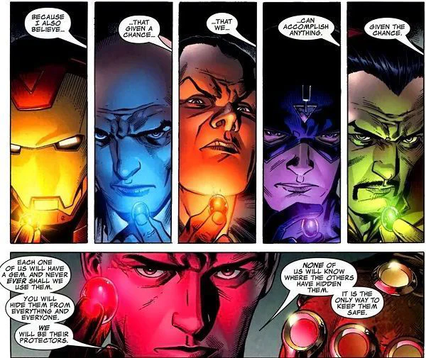 Encyclopédie Marvel : il existe une septième pierre d’infinité #2