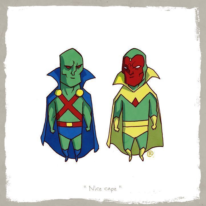 Les super-héros Marvel et leurs équivalents DC Comics en versions miniatures #12