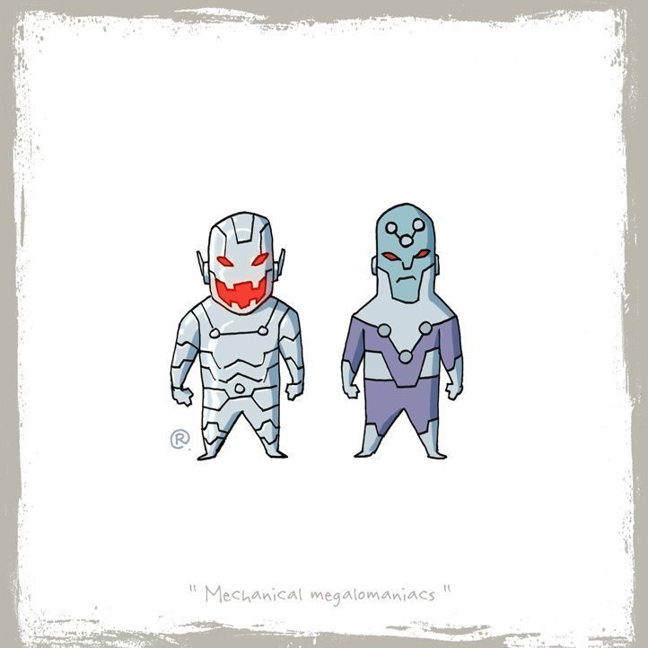 Les super-héros Marvel et leurs équivalents DC Comics en versions miniatures #9