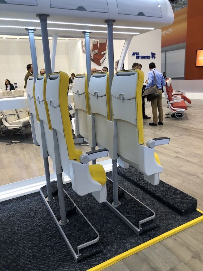 SkyRider : des sièges pour voyager debout en avion #2