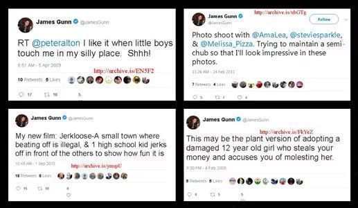 Les Gardiens de la Galaxie 3 : James Gunn viré à cause de blagues pédophiles #2