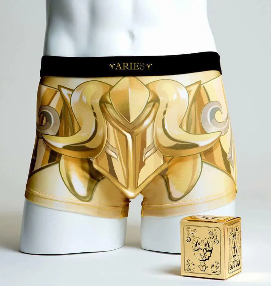 Saint Seya : deux collections de boxers inspirées des armures d’or #5