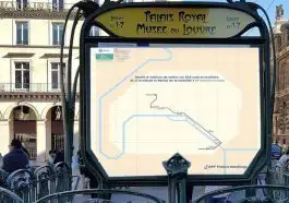 Ils détournent le plan du métro parisien et ne gardent que les stations accessibles aux handicapés