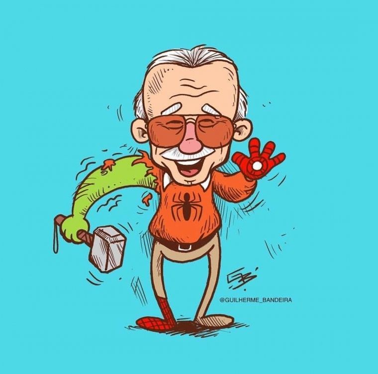 Les plus beaux hommage à Stan Lee en dessins #34