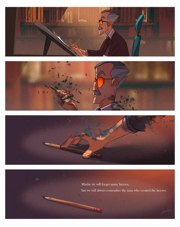 Les plus beaux hommage à Stan Lee en dessins #29