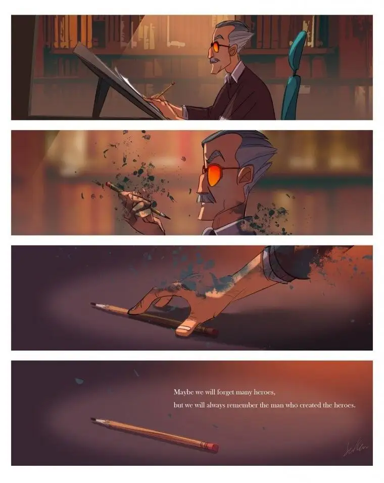 Les plus beaux hommage à Stan Lee en dessins #29