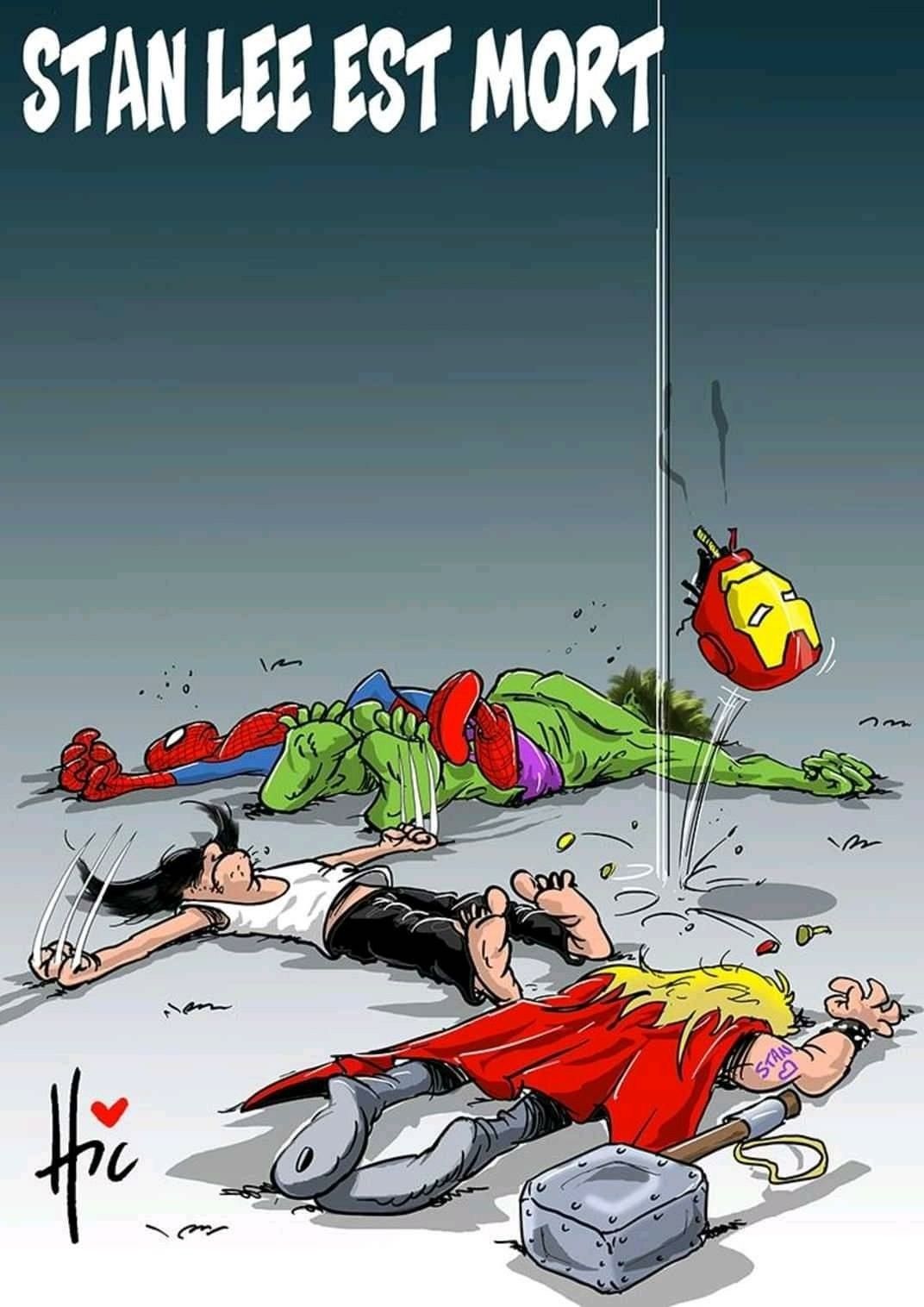 Les plus beaux hommage à Stan Lee en dessins #24