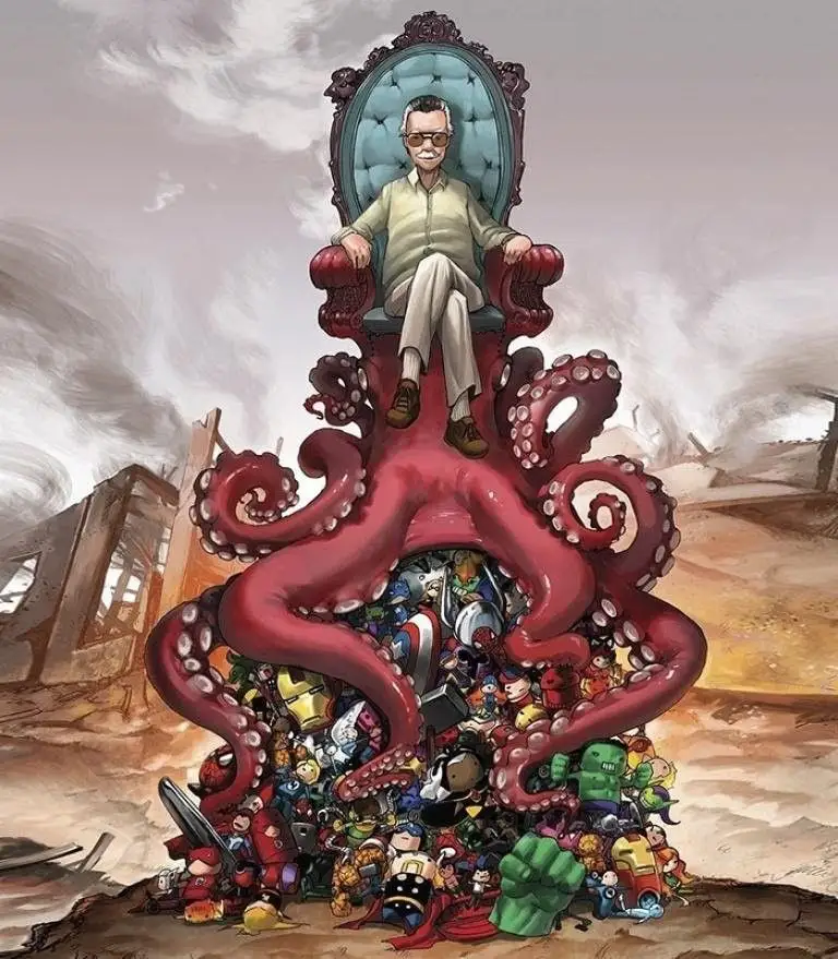 Les plus beaux hommage à Stan Lee en dessins #9