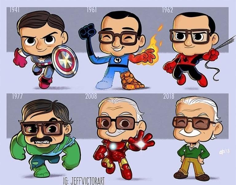 Les plus beaux hommage à Stan Lee en dessins #14