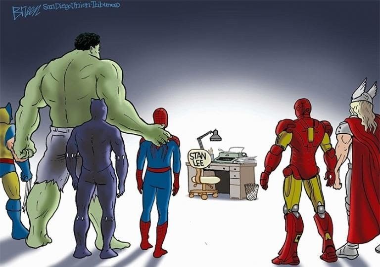 Les plus beaux hommage à Stan Lee en dessins #19